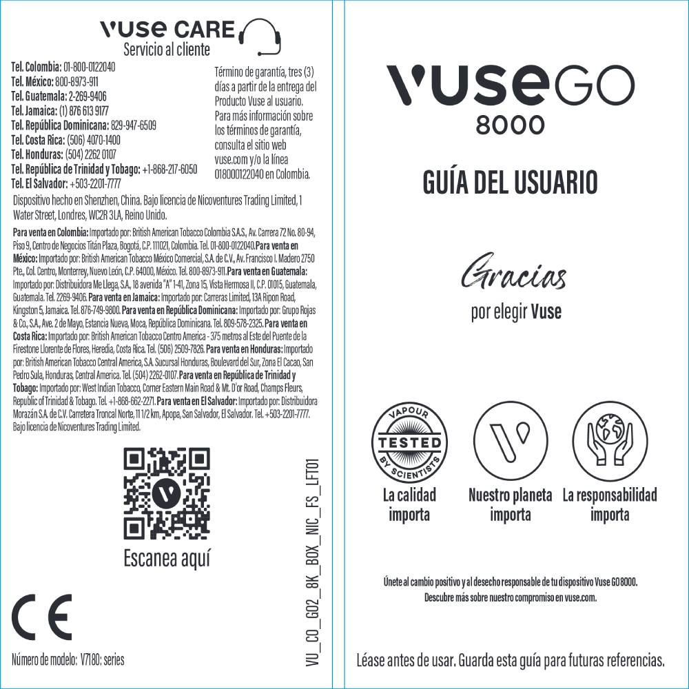 vuse go precio oxxo Vapeador Vuse Go 5000 Menthol Ice main image 1