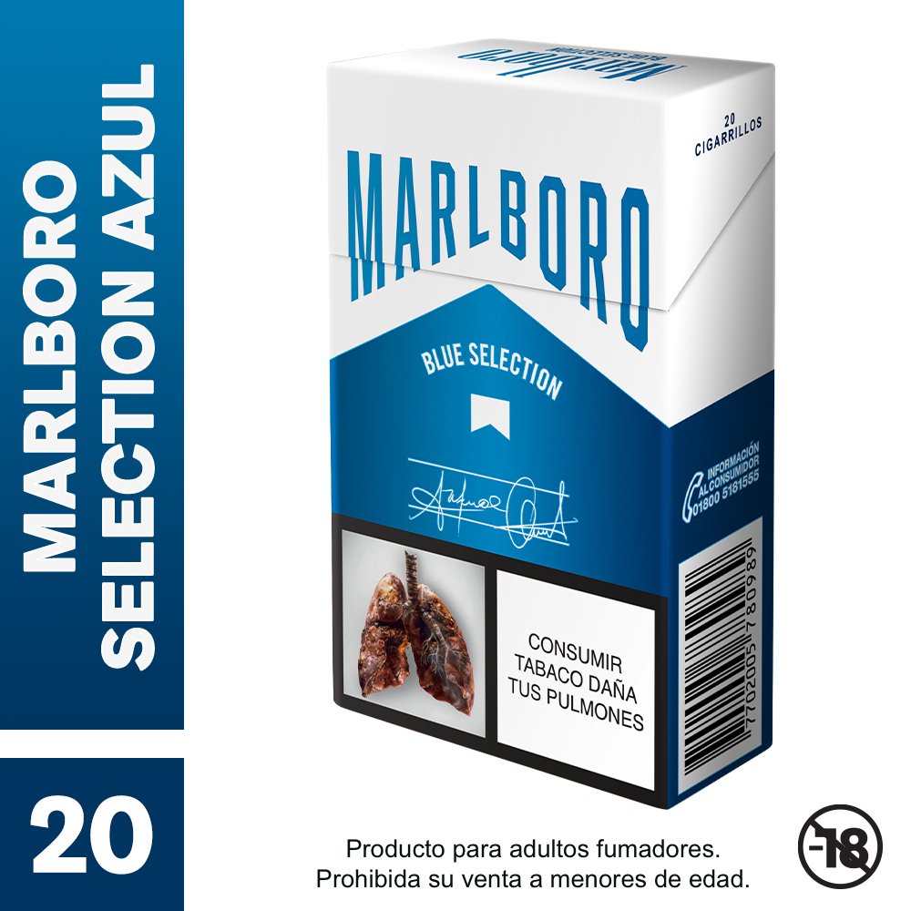 Cigarrillo Marlboro Blue Selection 20Und